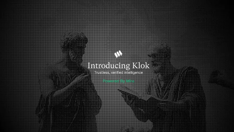 Unlocking Trustworthy AI: A Beginner’s Guide to Klok and How to Earn Crypto While You're At It